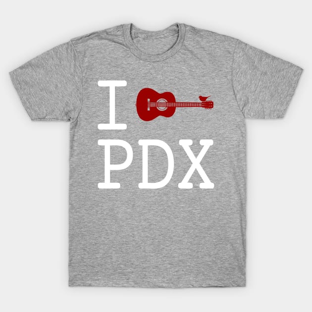 I (guitar) PDX T-Shirt by Boogiebus